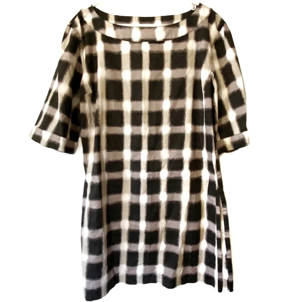 Marc by Marc Jacobs Swimwear Courtney Plaid Tunic Dress Beachy Mod Chic S NWT